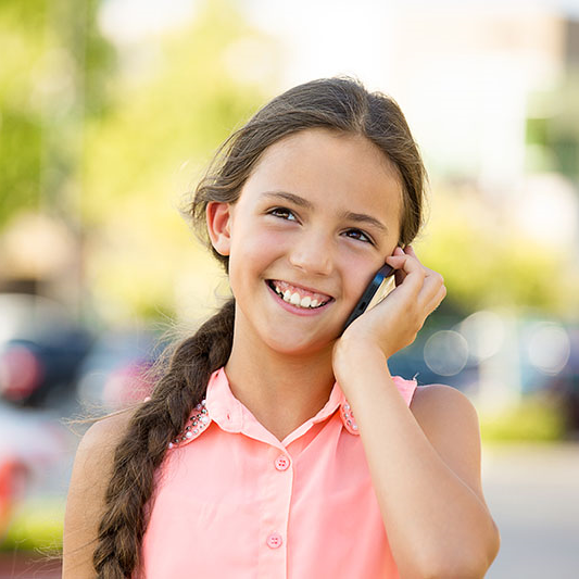 talk on the phone